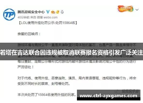 若塔在吉达联合因违规被取消联赛报名资格引发广泛关注